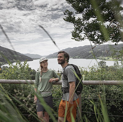 Paar an Aussichtspunkt am Alpsee - Alpsee Camping Immenstadt