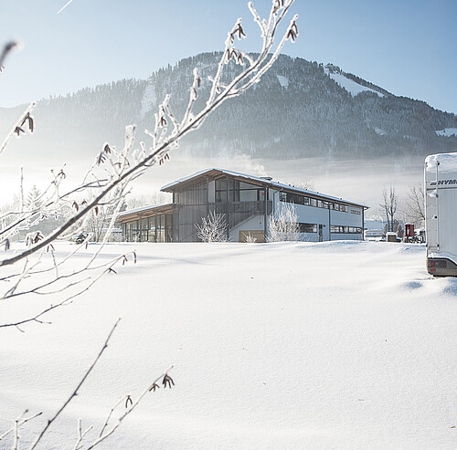 Wintercamping im Allgäu - Alpsee Camping 