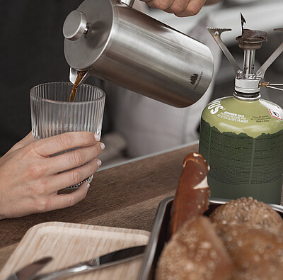 Frühstück und Kaffee im Campingurlaub - Alpsee Camping Immenstadt