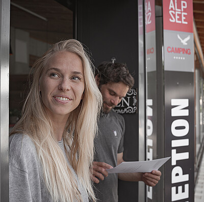 Rezeption Campingplatz - Alpsee Camping Immenstadt