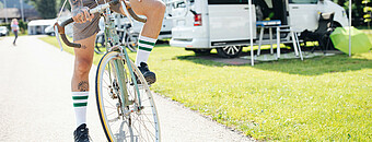 campingurlaub mit rad am alpsee