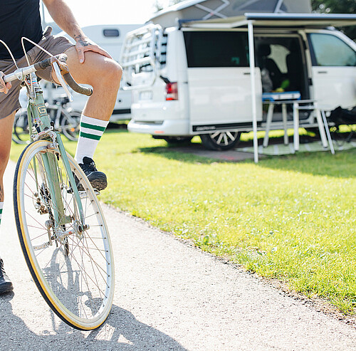 campingurlaub mit rad am alpsee