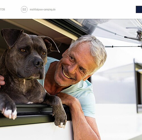 Alpsee Camping Immenstadt mit neuer Website