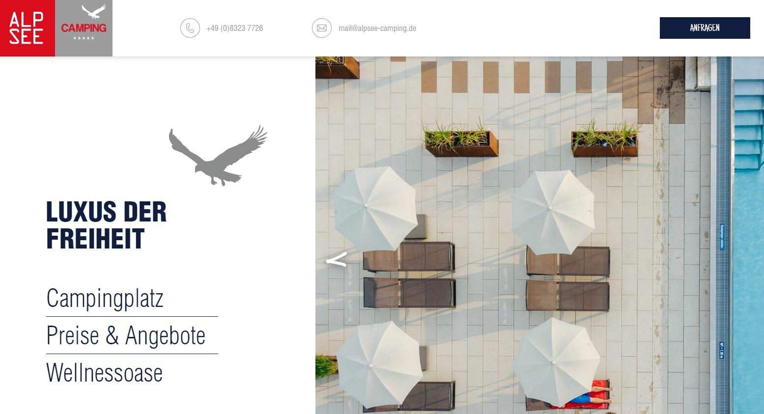 Alpsee Camping Immenstadt mit neuer Website