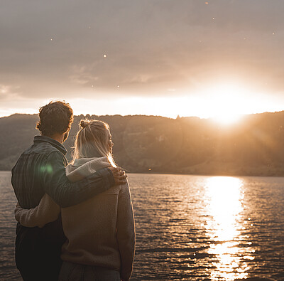 Sonnenuntergang am Alpsee - Alpsee Camping Immenstadt