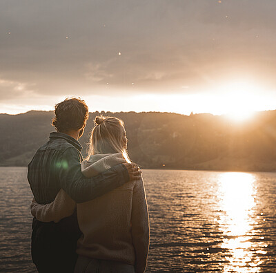 Sonnenuntergang am Alpsee - Alpsee Camping Immenstadt