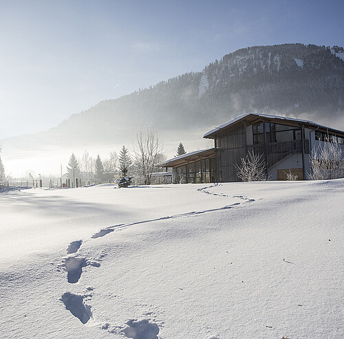 Alpsee Camping - Winterlandschaft Allgäu Campingplatz