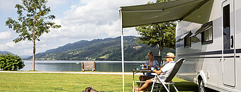 Direkter Seezugang im Alpsee Camping Immenstadt