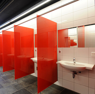 sanitäranlage am campingplatz