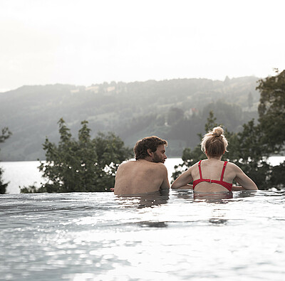Infinitypool im Campingurlaub - Alpsee Camping Immenstadt