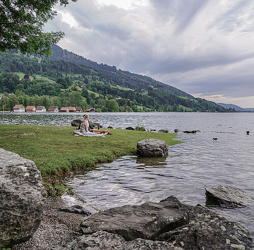 Panorama Alpsee im Allgäu - Alpsee Camping Immenstadt