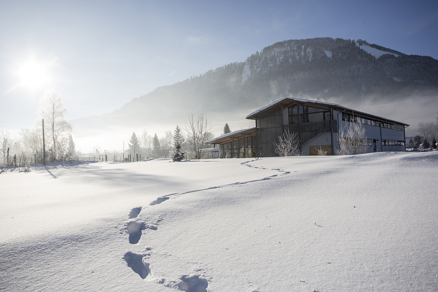 Alpsee Camping - Winterlandschaft Allgäu Campingplatz