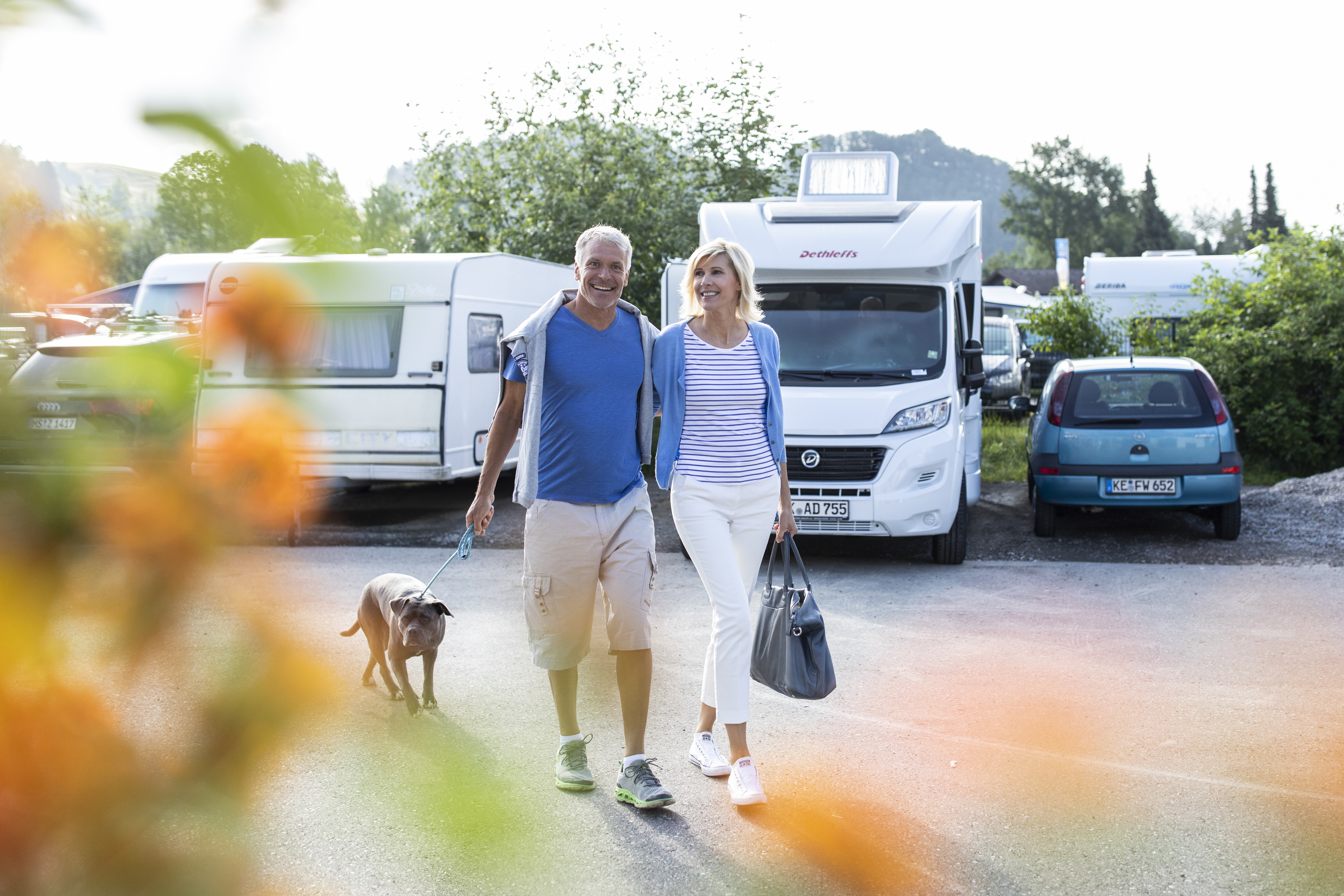 Ankunft 5 Sterne Campingplatz Alpsee Camping