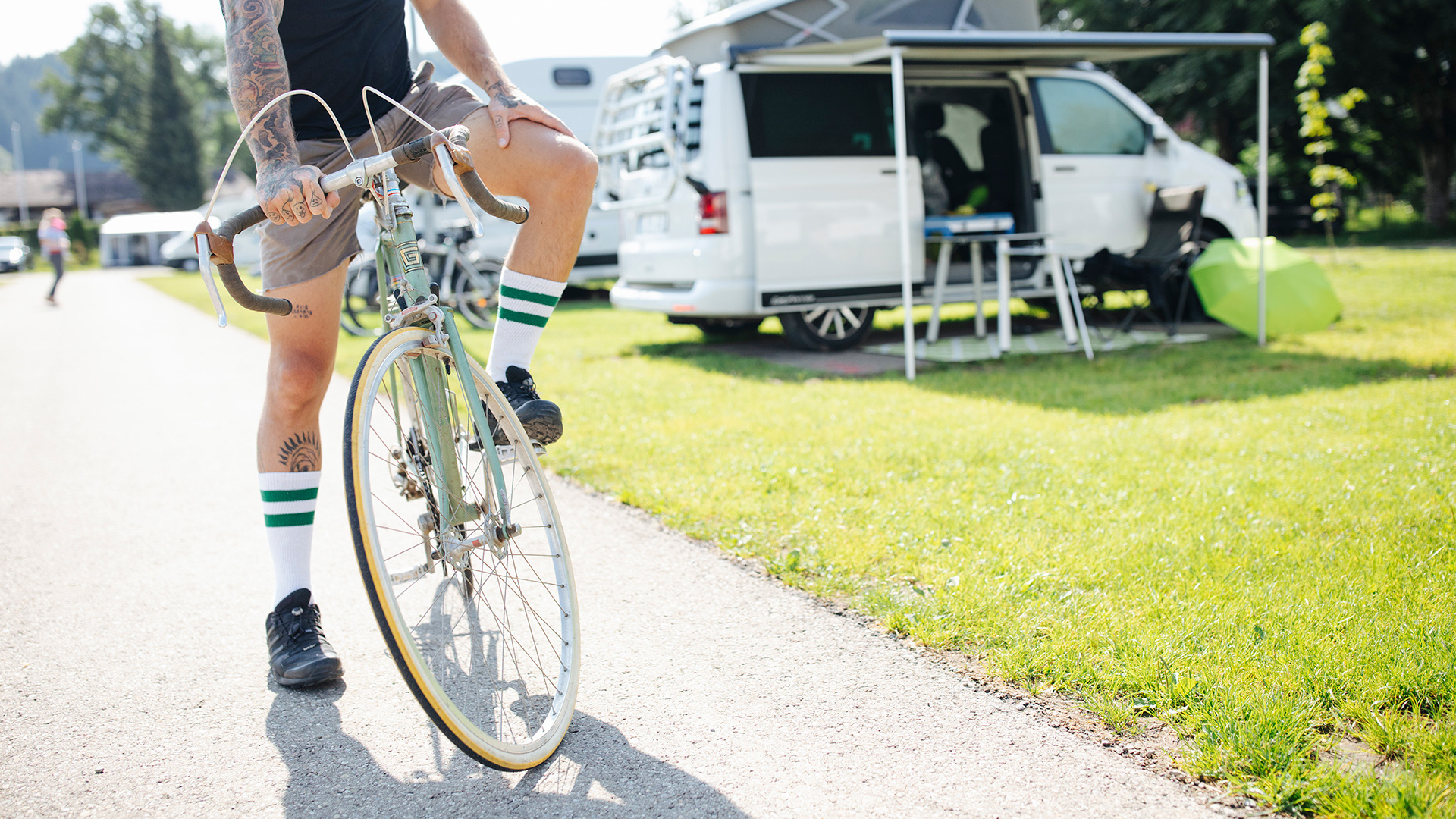 campingurlaub mit rad am alpsee